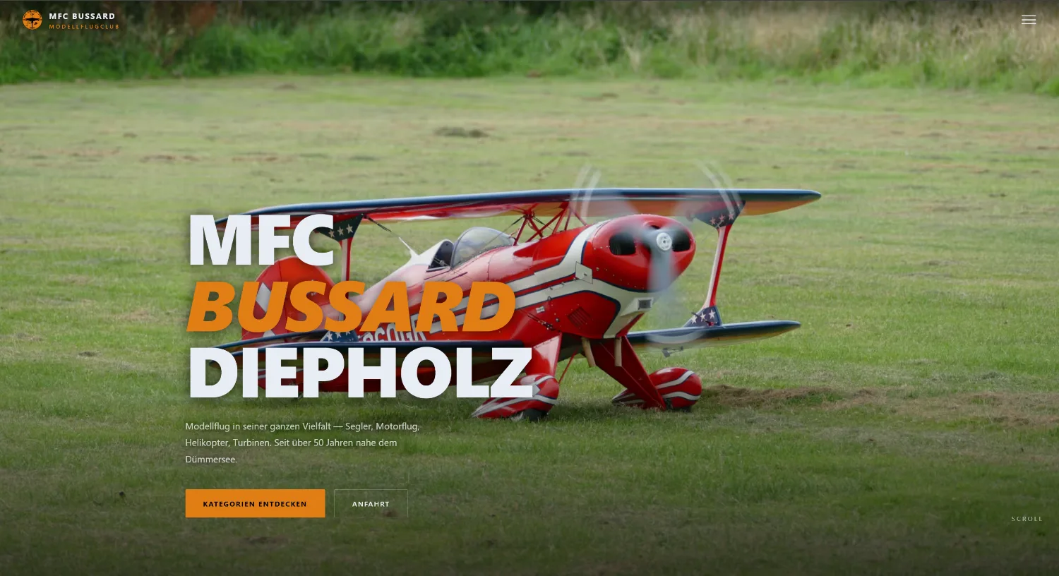 MFC Bussard, Startseite